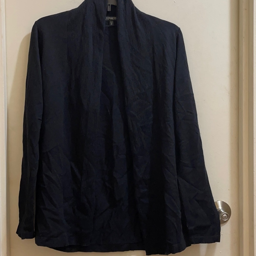 Express Thin Open Front Sweater - image 1